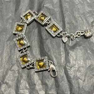 Brighton heart bracelet.